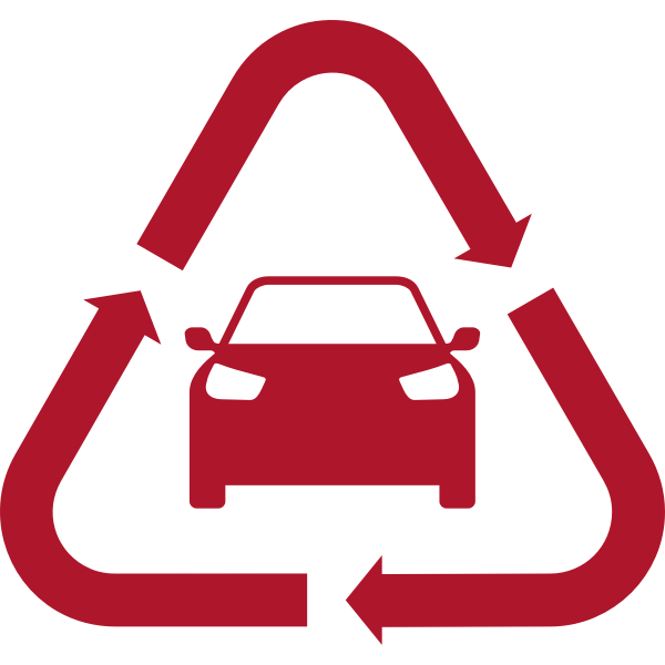 SVG Red motor vehicle icon