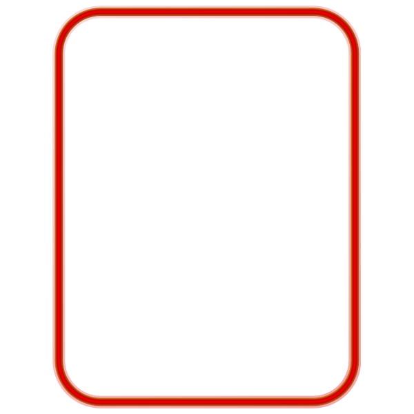 SVG Red Neon Border