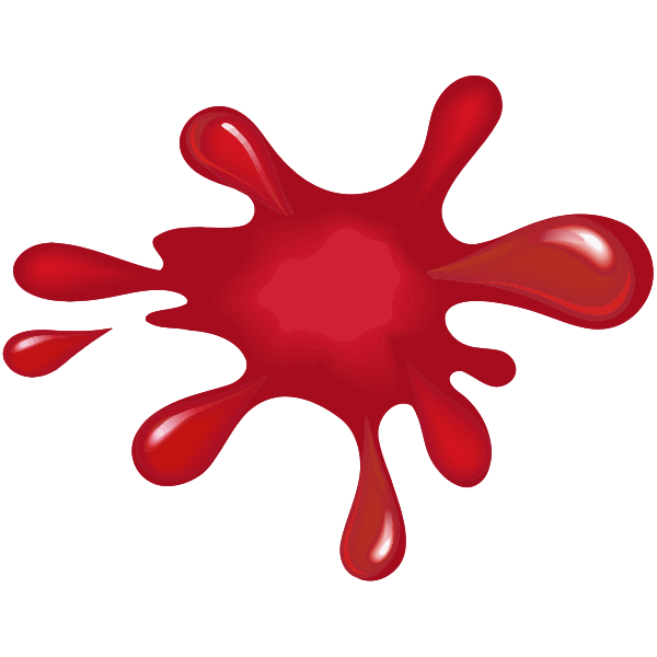 SVG Red paint splat