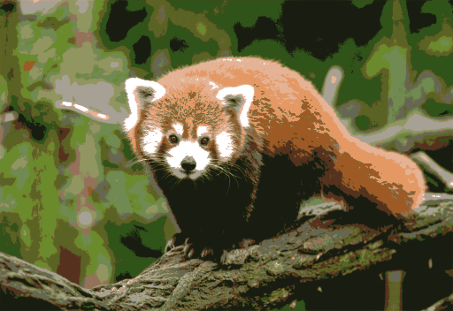 SVG Red panda