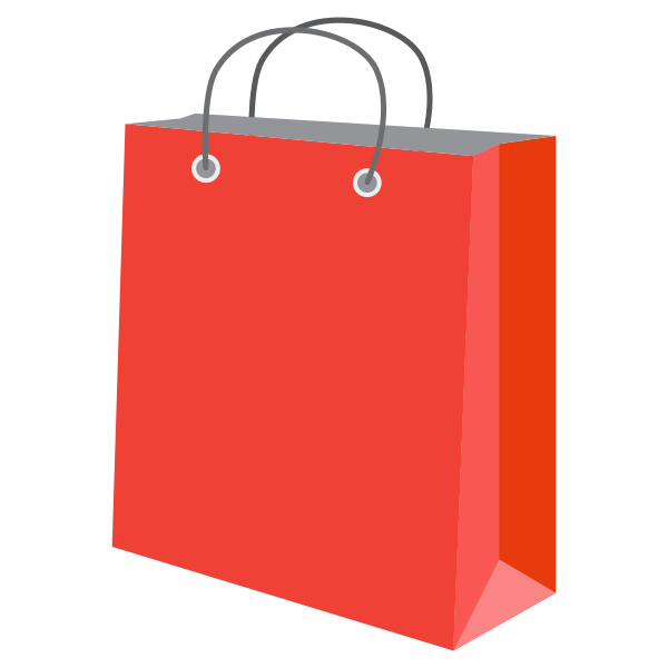 SVG Red paper bag