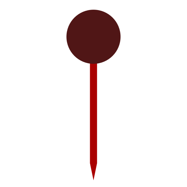SVG Red paper pin