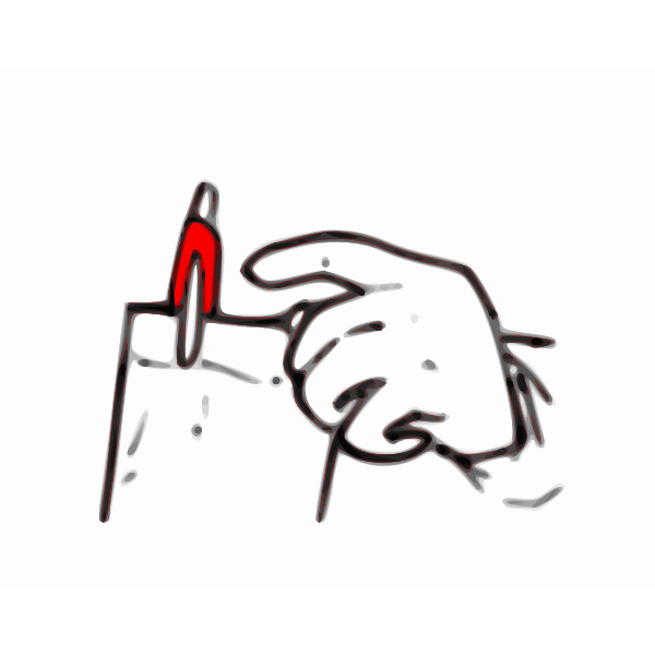 SVG Red Pen