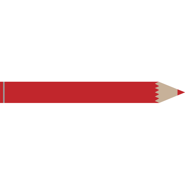 SVG Red pencil