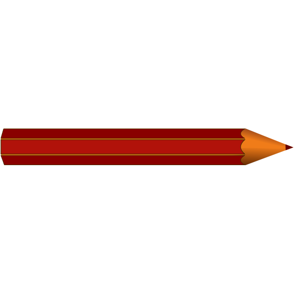 SVG Red pencil vector clip art