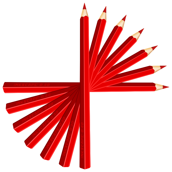 SVG Red pencils