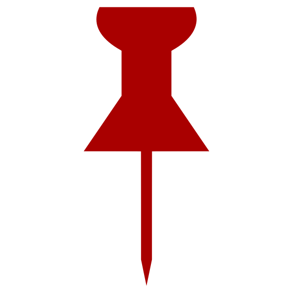 SVG Red pin icon