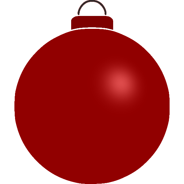 SVG Red plain ball