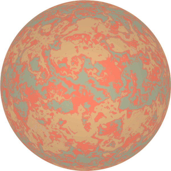 SVG Red planet