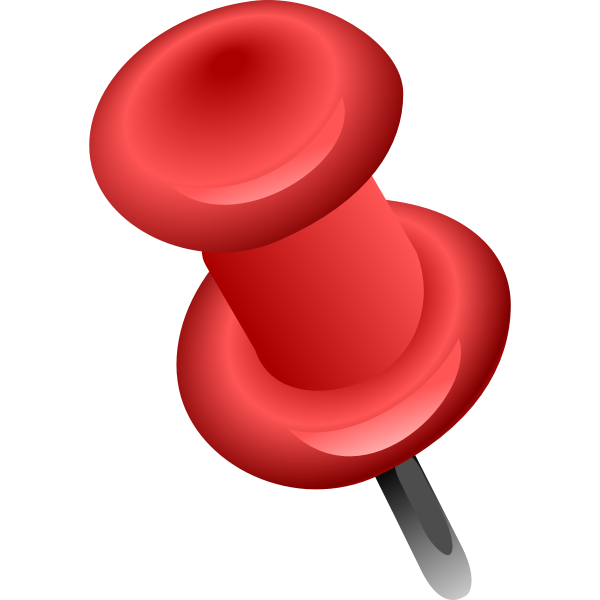 SVG Red pushpin