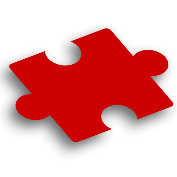 SVG Red puzzle