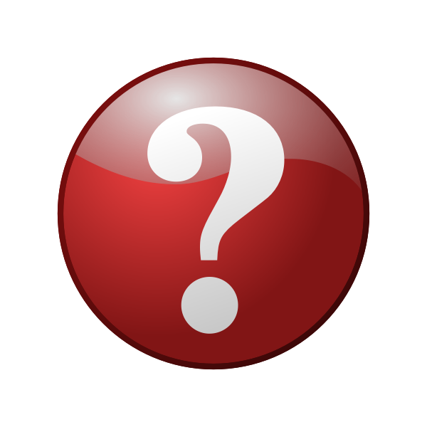 SVG Red question mark sign vector image
