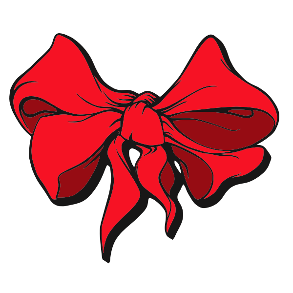SVG Red ribbon image