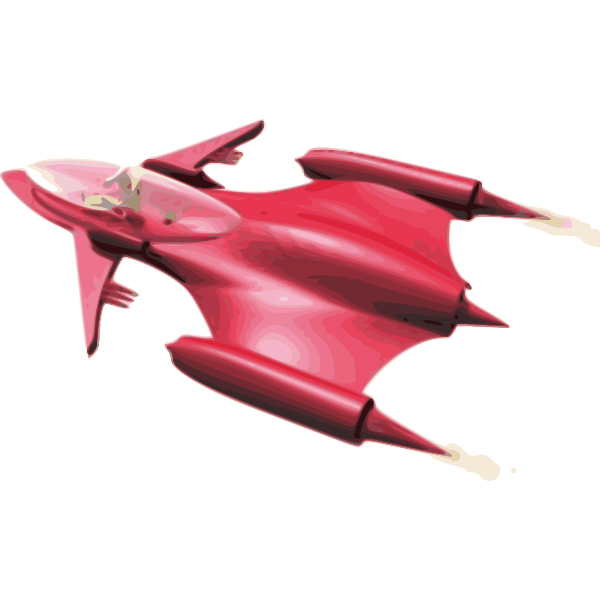 SVG Red rocket