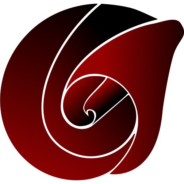 SVG Red Rose Motif by Merlin2525