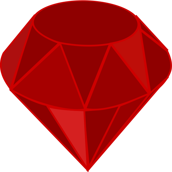 SVG Red ruby