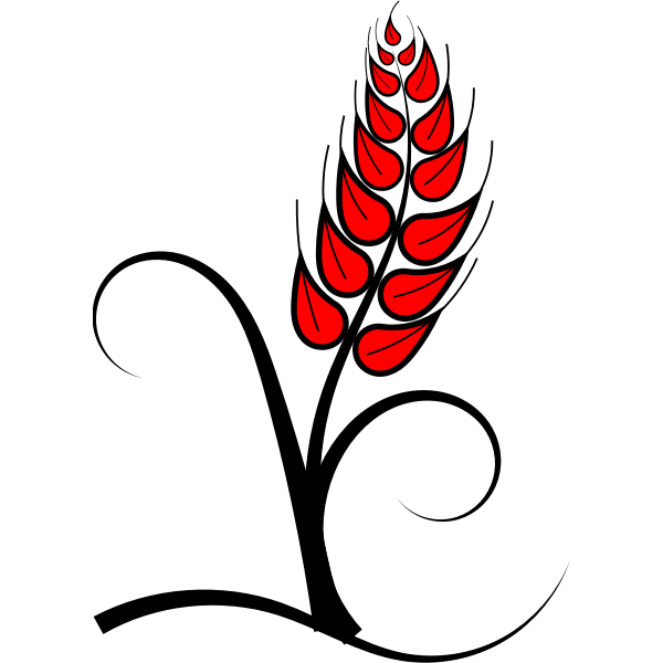 SVG Red rye icon