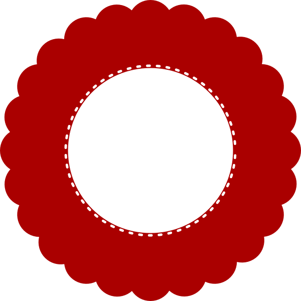 SVG Red seal symbol