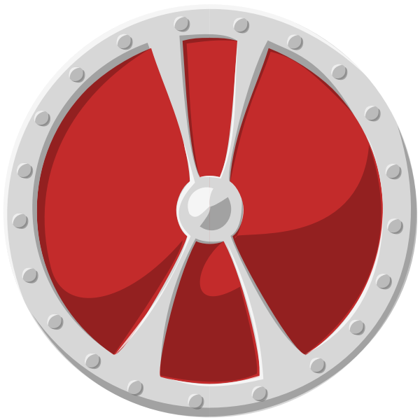 SVG Red shield