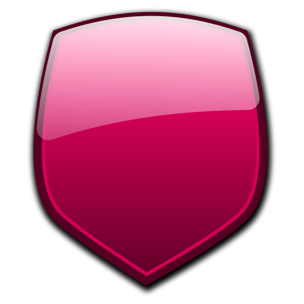 SVG Red shield vector graphics