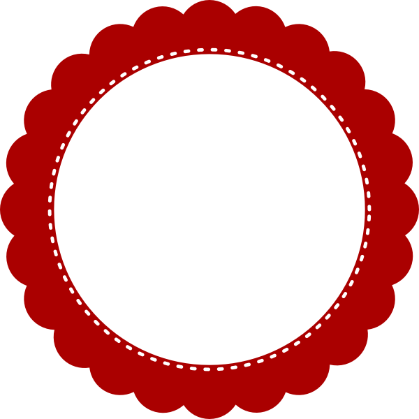 SVG Red simple seal