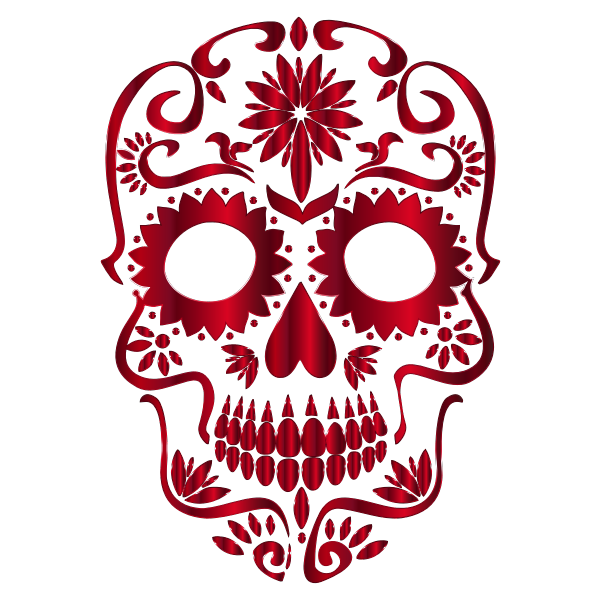 SVG Red skull