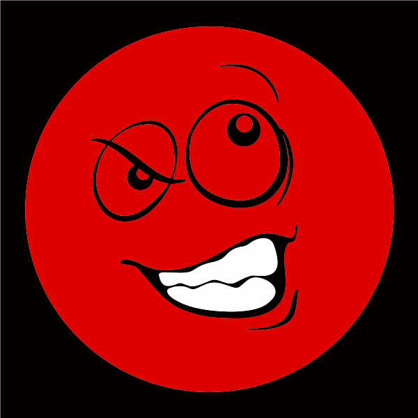SVG Red smiley
