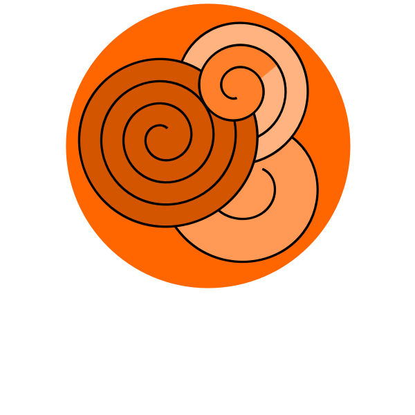 SVG red spirals