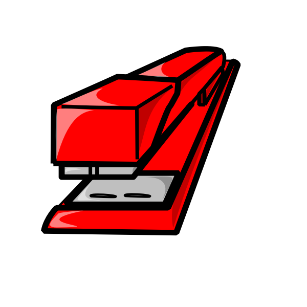 SVG Red stapler vector gracphics