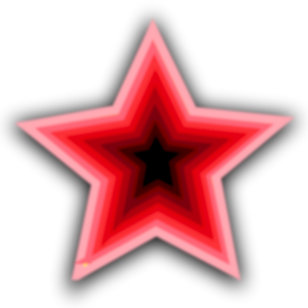 SVG Red star image