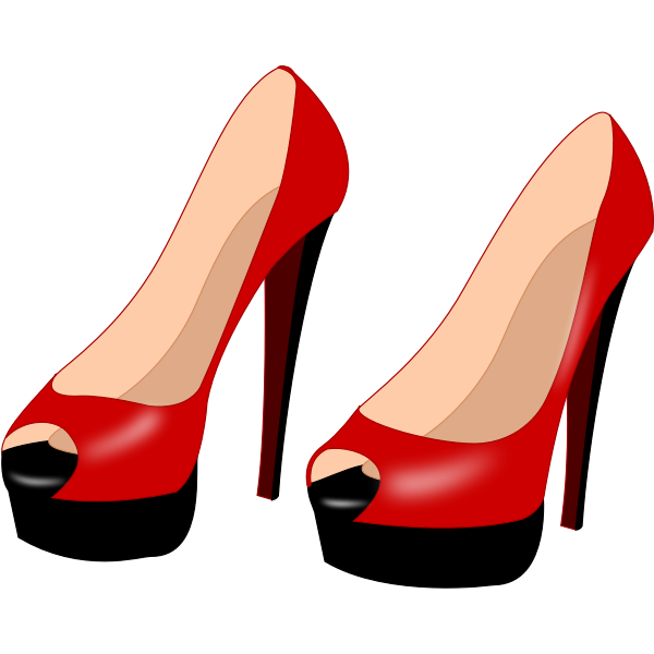 SVG Red stilettos