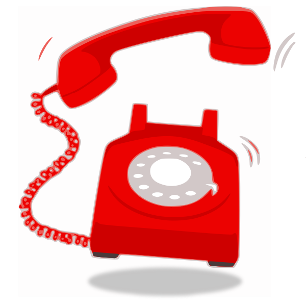 SVG Red Telephon