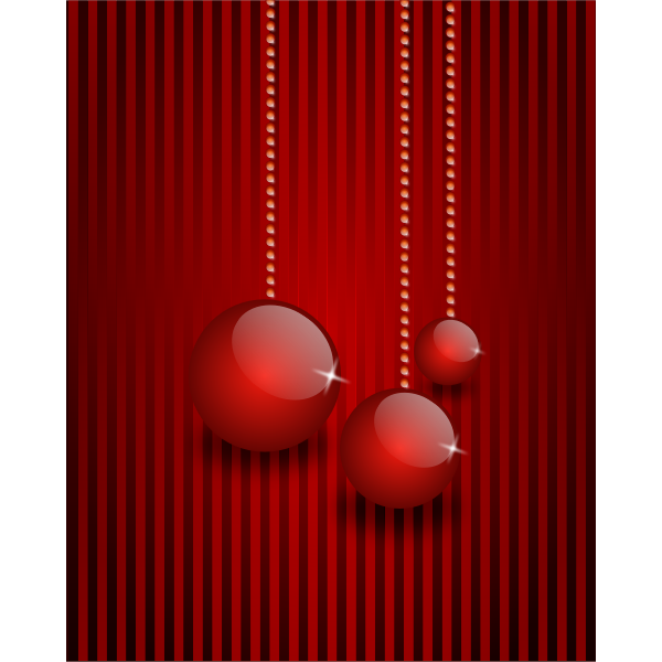 SVG Red themed Christmas card vector clip art