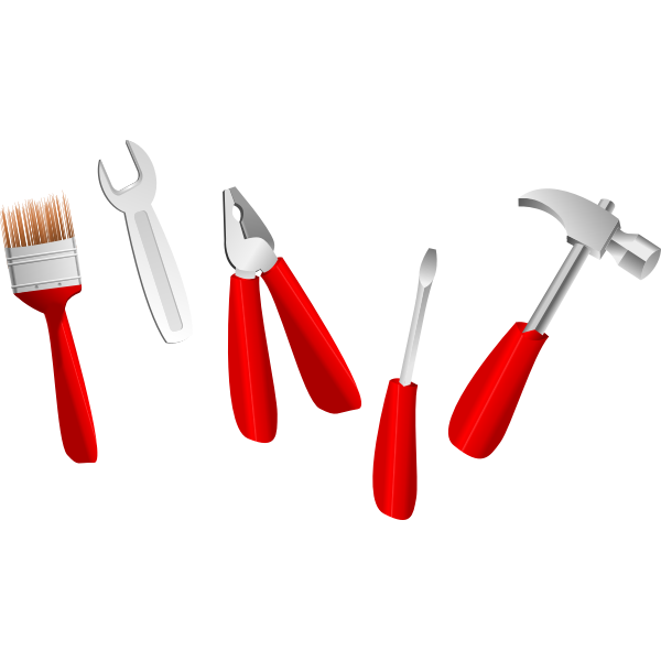 SVG Red tools