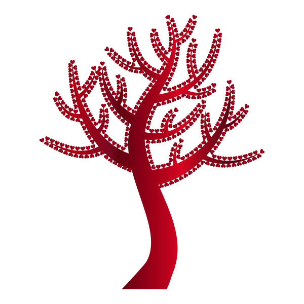 SVG Red tree