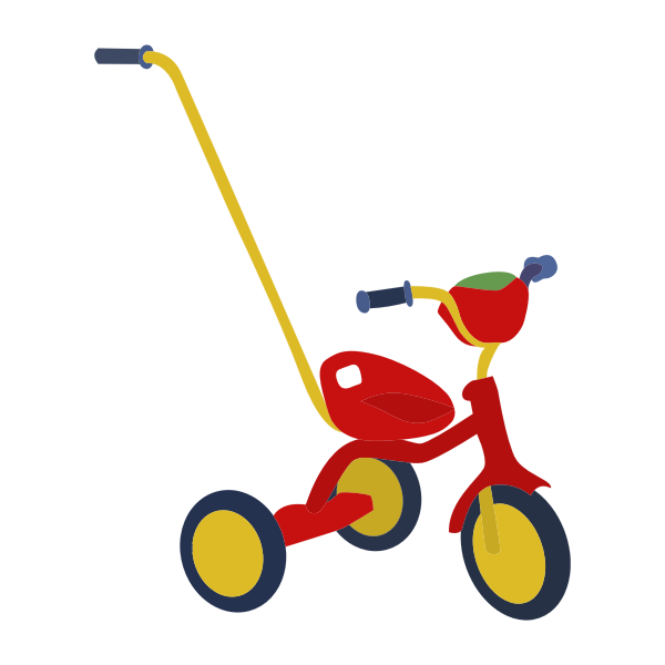 SVG Red tricycle