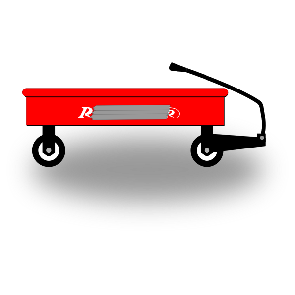 SVG Red wagon