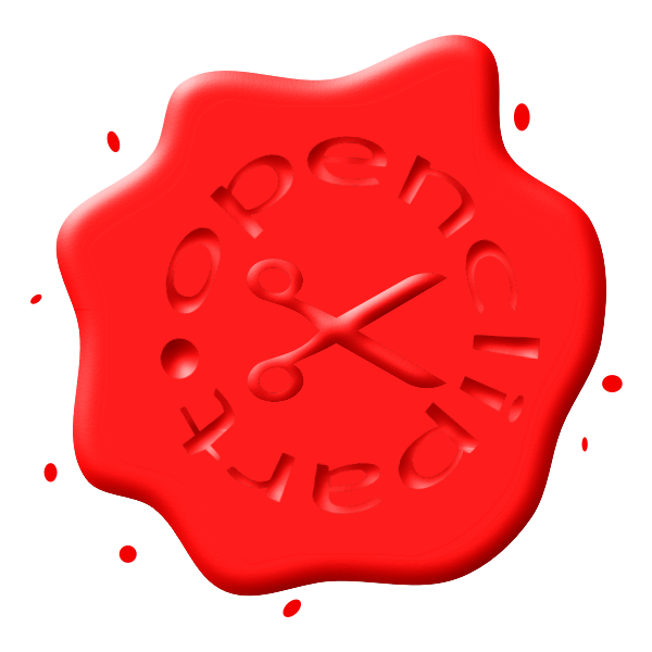 SVG Red wax seal image