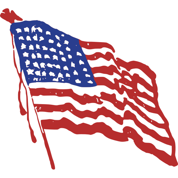SVG Red white blue