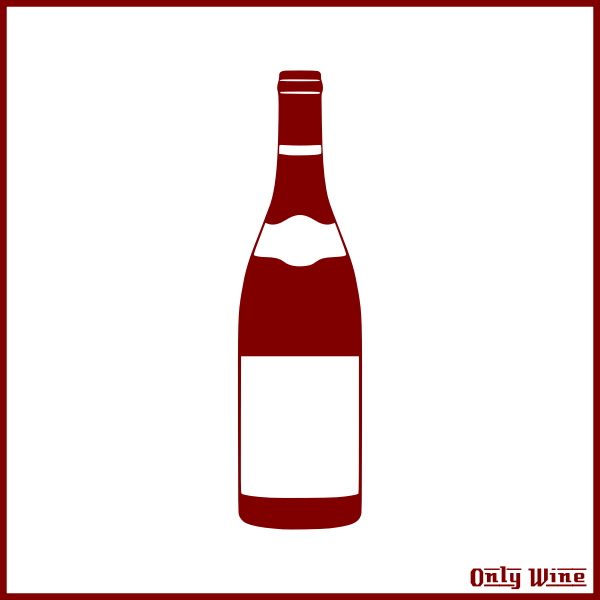 SVG Red wine bottle