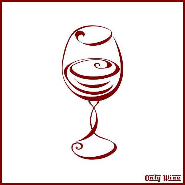 SVG Red wine symbol image