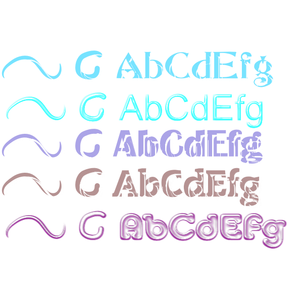 SVG Refractive Gels for Outlines