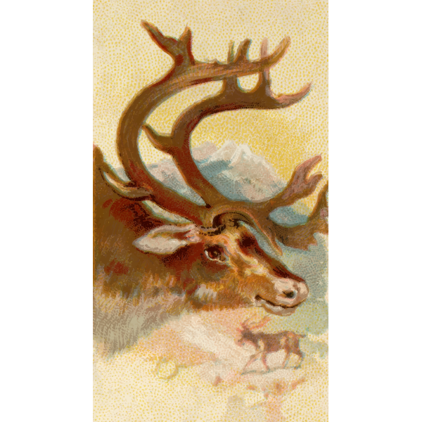 SVG Reindeer image