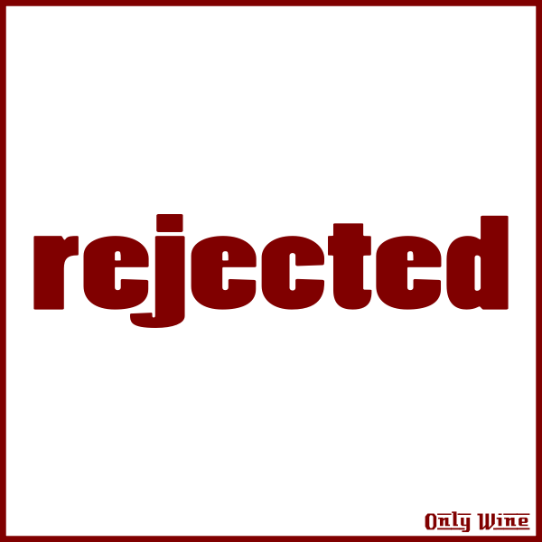 SVG Rejected word logo concept variation