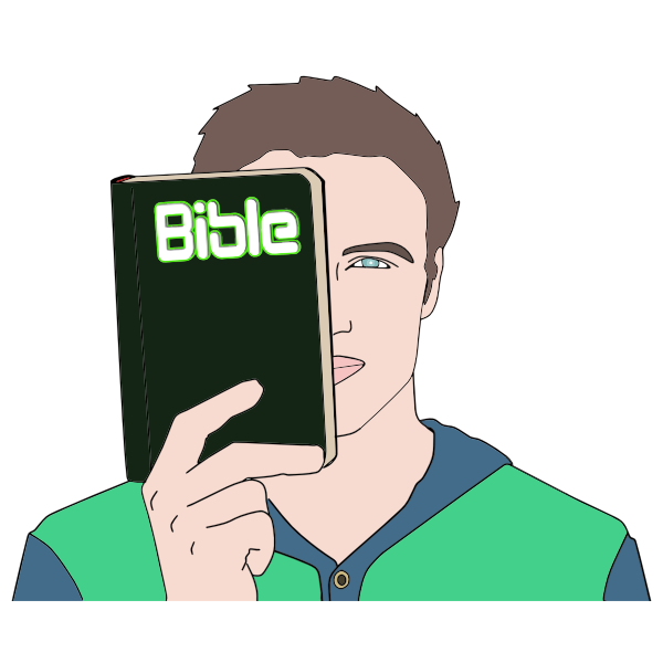 SVG Religious man