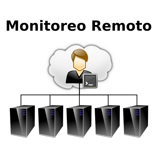 SVG Remote Administrator sign vector drawing