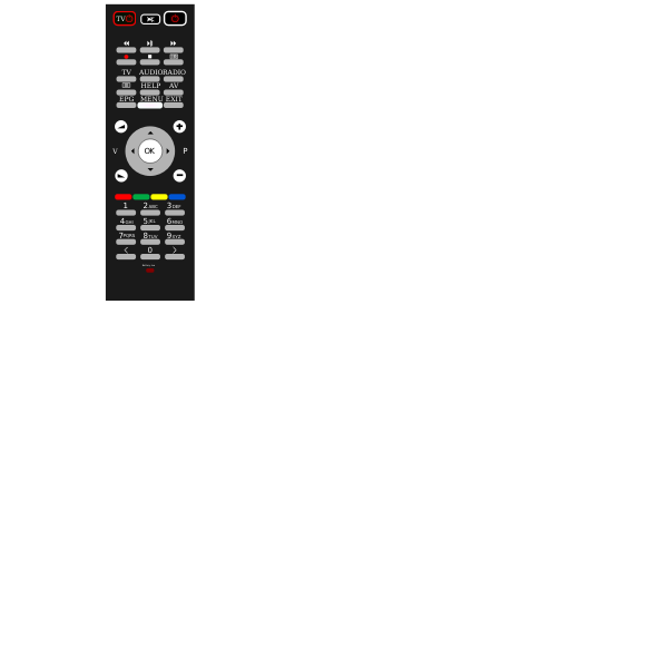 SVG Remote control symbol