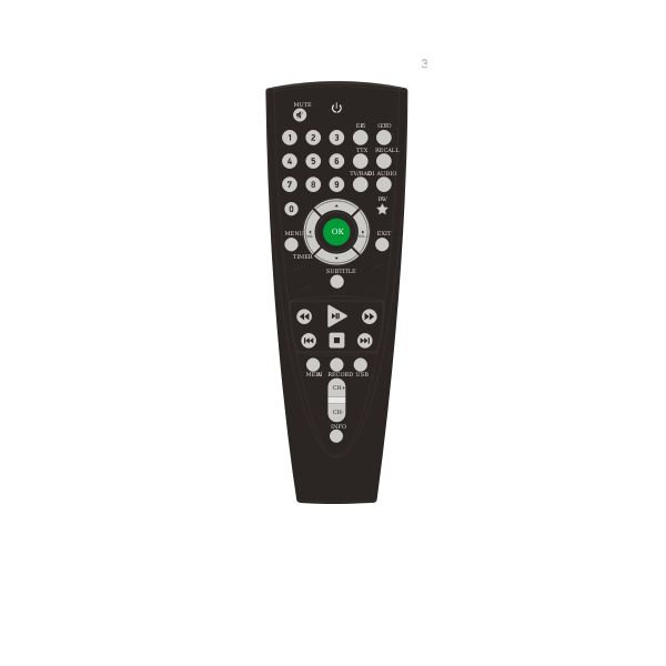 SVG Remote control vector image
