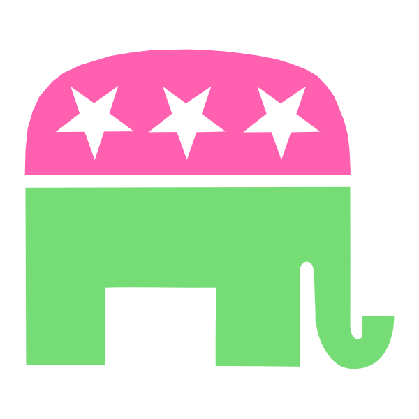 SVG Republican symbol - an elephant