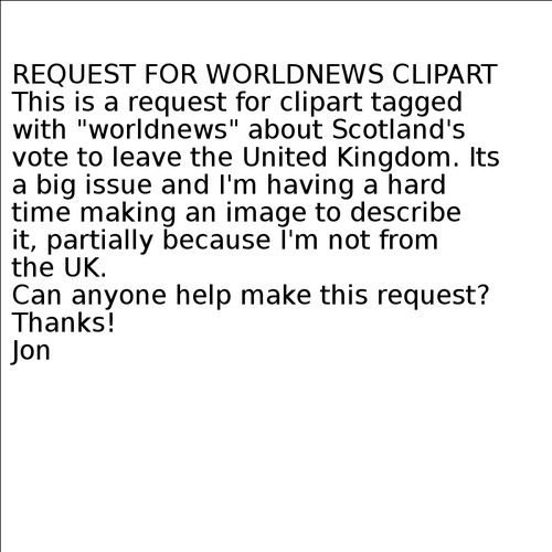 SVG Request for Worldnews on Scotland Independence